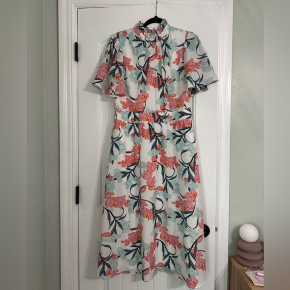 NWOT Julia Jordan floral print midi dress! - Picture 1 of 2